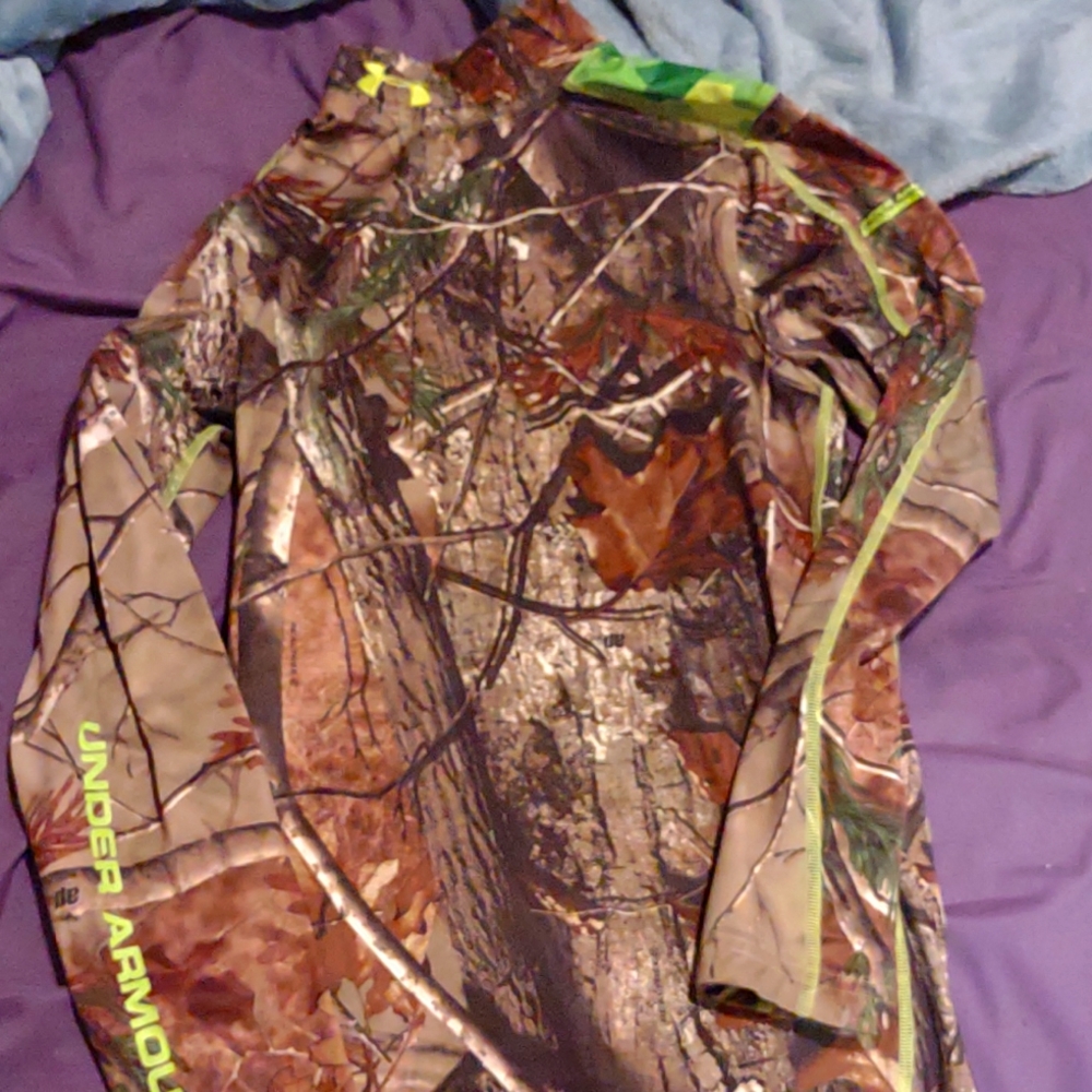 Boys Under Armor camouflage shirt